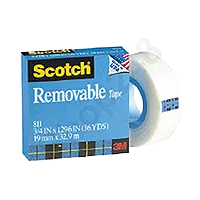 3M Scotch 811 Removable Tape 可再貼隱型膠紙 3/4吋x36碼