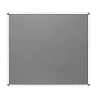 鋁邊掛牆絨面報告板 (W90 X H100cm/灰色)