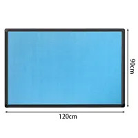 黑色鋁邊單面布面板(120Wx90Hcm)