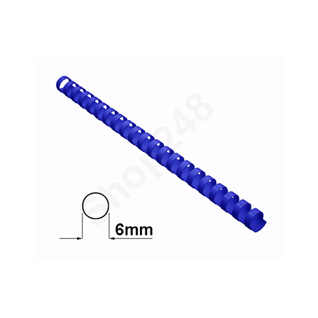 q˽A4-21 6mm (20) (100/) v˽, Plastic Binding Ring, v˥Ϋ~, Binding Accessories, binding coil, q˽