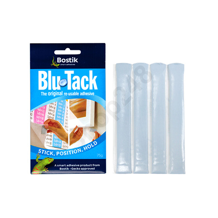 Bostik Blu-Tack dK (75g/ Ŧ) _K,Uν,_KUν,blue tape,bostick,dK Sticky Tack, Adhesive Tape _K blue tack