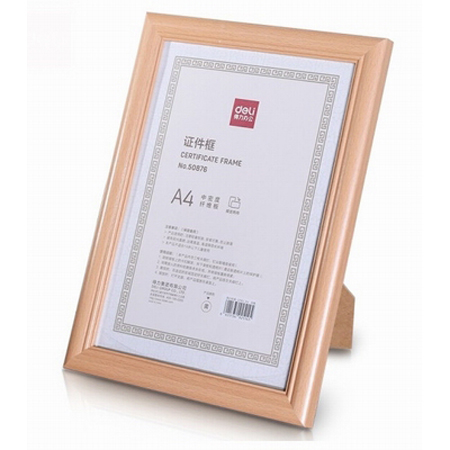 Deli 50876 iѤҮѮ(A4) ҮѮ, General Stationery, Certificate Frame,zO  certificate stand