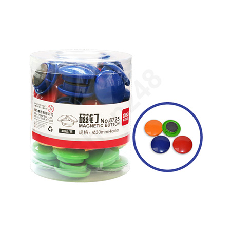Deli 8725 ϥ۲ Magnetic Button (30mm/4/48ɸ) ϥ Magnetic product