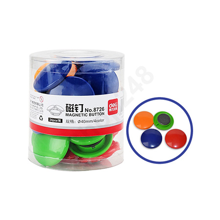 Deli 8726 ϥ۲ Magnetic Button (40mm/4/24ɸ) ϥ Magnetic product