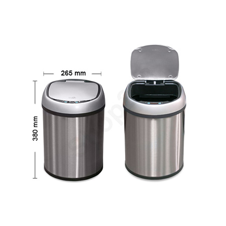 DELI 9550 ۰ʷPU (8L) rubbish bin,U, UΥΫ~ trash Rubbish Bin & Accessories