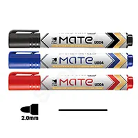 Deli MATE U003 可加墨Refillable 白板筆(圓咀/2mm)
