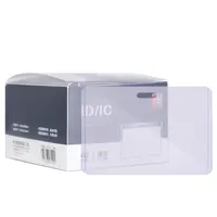 Deli PZ10 硬質透明PVC證件卡套 (橫款/86Wx54Hmm/48個裝)