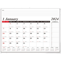 2024~jZiԤ( )Desk Pad Calendar Refill