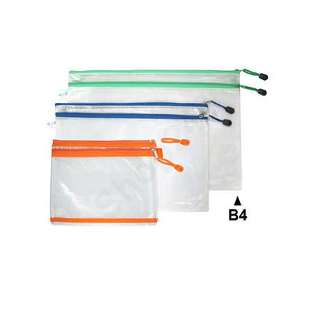 hU (B4-390x282mm) U Zipper storage Bags U files ֳ Zipper storage bag