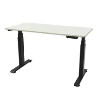 SONEX 電動升降辦公桌 (黑色架/白色桌面-120x60cm)