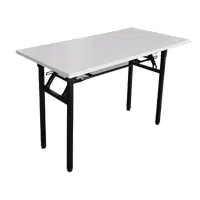 簡約摺疊式桌子(1200Lx600Dx750H)(灰色)