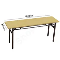 簡約摺疊式桌子(1800Lx400Dx750H)