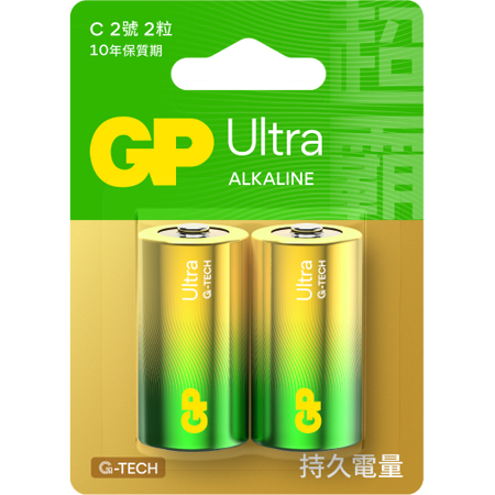 GP Ultra Pʹq Alkaline (Size C / 2ɸ) GP WQ battery,电,q q q Cq