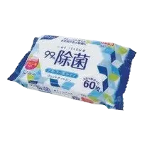 日本Life-do.Plus LD-108 除菌濕紙巾 (含酒精/60片裝)