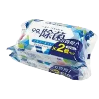 日本Life-do.Plus LD-111 除菌濕紙巾 (含酒精/30片裝x2包裝)