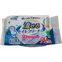 日本Life-do.Plus LD-611 廁所清潔除菌濕紙巾 (可溶解/250x160mm/30張）