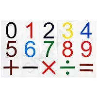 數字磁貼(1-9及算術符號)