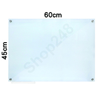 Magnetic Tempered Glass Whiteboard ϩʱjƬժO 60x45cm