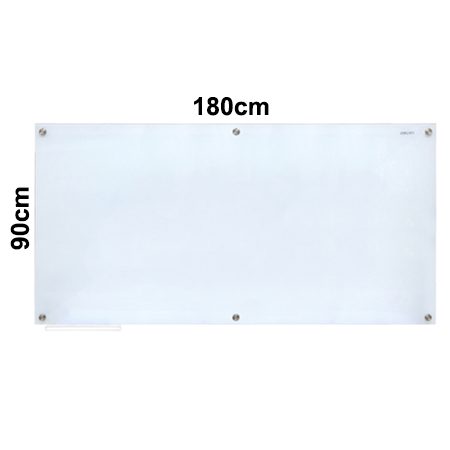 Magnetic Tempered Glass Whiteboard ϩʬժO (180x90cm) ƱjƬժO Magnetic Tempered Glass Whiteboard