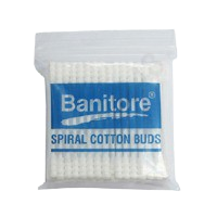 便利妥 袋裝扭紋型棉花棒 Banitore Spiral Cotton Buds (80枝裝)