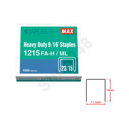 Max 1215FA-H Ѱv (23/15) (1,000T/) staples ѭq,Ѱv, Staplers