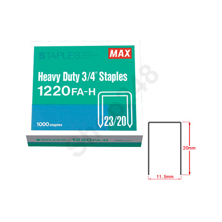 Max 1220FA-H Ѱv (23/20) (600T/) staples ѭq,Ѱv, Staplers