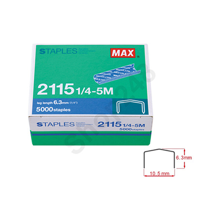 Max 2115-1/4-5M (B8) Ѱv(5,000T/) staples ѭq,Ѱv, Staplers