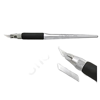 NT Cutter D-500GP 金屬鋁幹筆界刀 (附30度及45度刀片各5片)