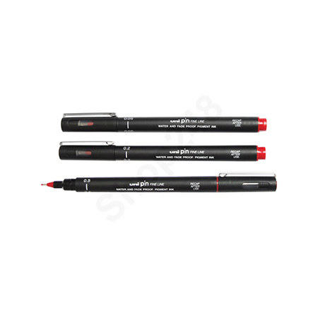 UNI T Pin 200 Fine Line øϰw() UNI Tøϵ, Pens and Correction Supplies, Drawing Pen, pin pen