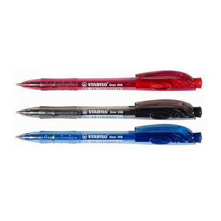 Stabilo ZJP liner 308M wl (0.7mm) wl Retractable Ball Pen