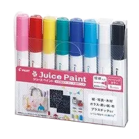 PILOT 百樂牌 SJP-160MN-8C Juice Paint 水性筆(8色裝)