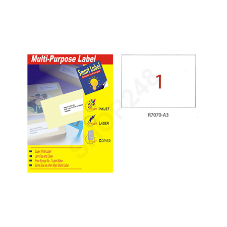 Smart Label A3qK (100i) Labels, qK, a4 q label A4 Computer Label, mailing label,ink jet mailing label