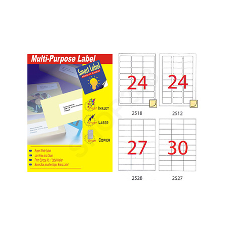 Smart Label A4qK (100i) Labels, qK, a4 q label A4 Computer Label, mailing label,ink jet mailing label
