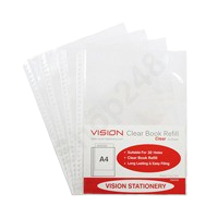 VISION A4 活頁文件冊替芯 30孔 (20個/包)