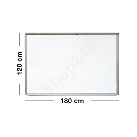 堅固型搪瓷單面磁性白板 (180Wx120H)cm magnitic Enamel Whiteboard white board 磁性鋁邊單面搪瓷白板