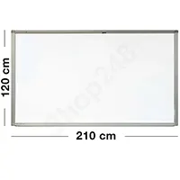 堅固型搪瓷單面磁性白板 (210Wx120H)cm
