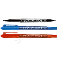 ZEBRA 斑馬牌 MO-120-MC 小嘜奇油性雙頭筆(0.5 / 1.0mm)