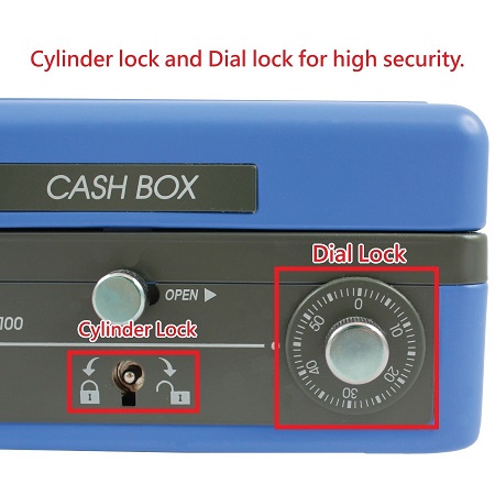 Carl CB8100 c Cash Box (6T)